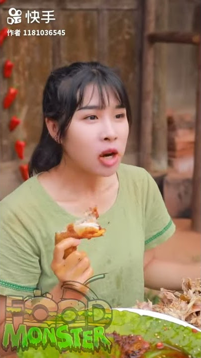 Ayam Gulung Lumpur - Bekerja Keras & Makan Lebih Keras bersama Sichuan Leshan #EATINGSHOW #FOODMonster#MUKBANG