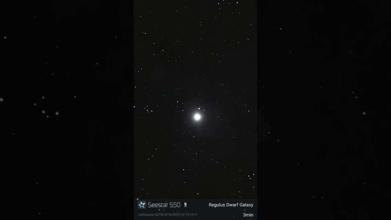 Regulus Galaxy in Leo. 820,000ly distance. Billions of stars in this image. 19/12/25