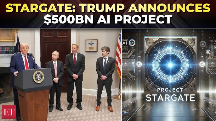 Trump announces $500Bn AI project ‘Stargate’ to boost US infrastructure and  create 100,000 jobs