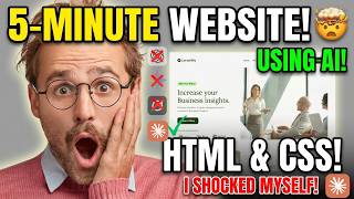 Build a Professional Website with Claude AI Using HTML & CSS | Create a Website in 5 Minutes (2026)