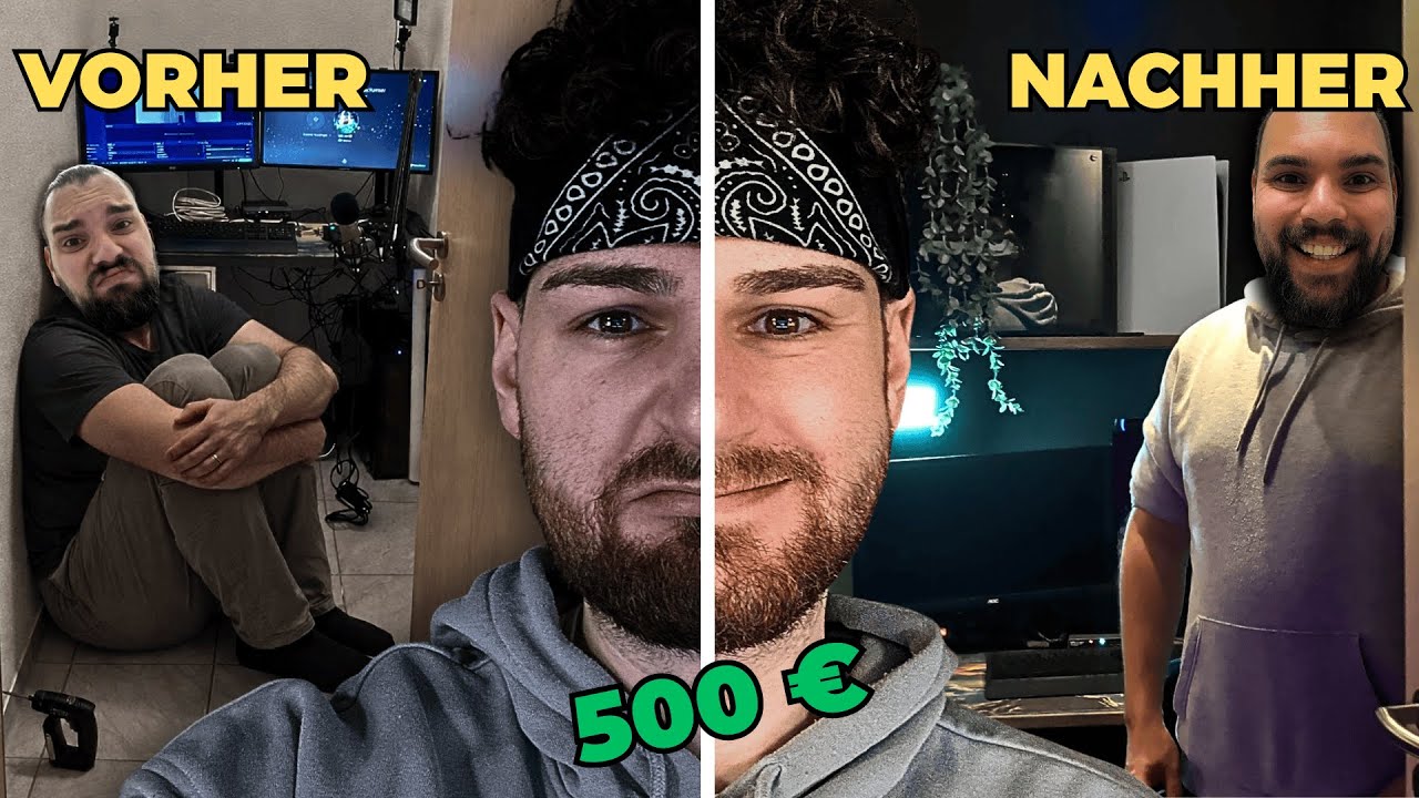 Von Abstellkammer zu Gaming Room für 500 Euro?