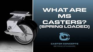 Discover MS Spring-Loaded Heavy Duty Industrial Casters for Optimal Performance
