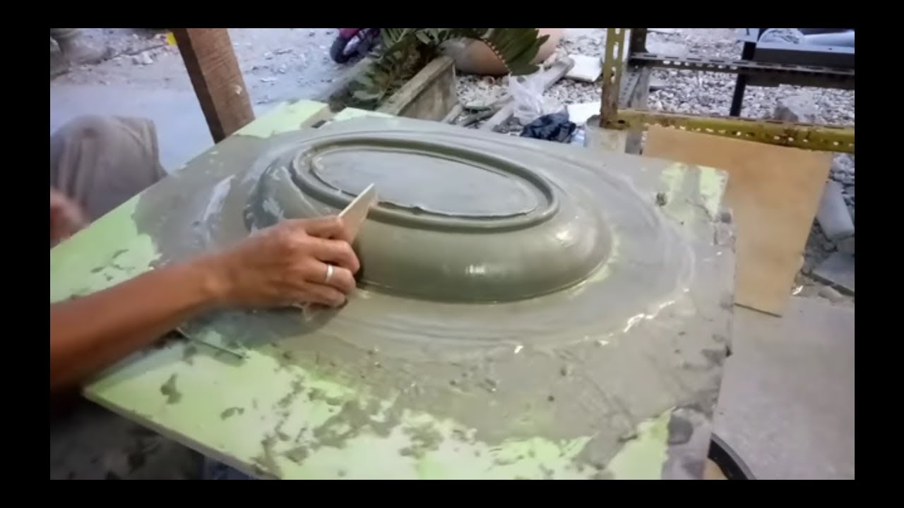 Cara pembuatan pot tanaman Bonsai  menggunakan semen YouTube