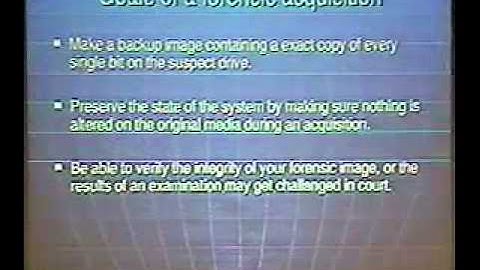 DEF CON 13 Hacking Conference Presentation By RS - Forensic Data Acquisition Tools - Video