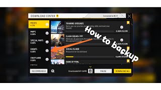 How to backup up Free fire expansion pack screenshot 3