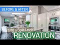 Before/After: 70's Split Level Renovation Before/After: 70's Split Level Renovation