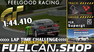 Top 10 in the World I Lap Time Challenge Brands Hatch Nissan Silvia K's Aero (S14) '96