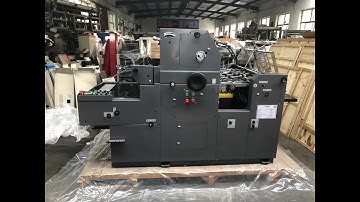 SINGLE COLOR OFFSET PRINTING MACHINE WITH NUMBERING&PERFORATING ZR62IINP DISPLAY-ZONGRUI OFFSET