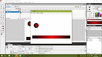 Cara membuat animasi bola memantul mengunakan aplikasi macromedia flash 8