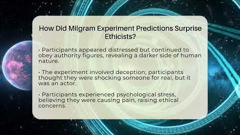 How Did Milgram Experiment Predictions Surprise Ethicists? - Strange Science HQ