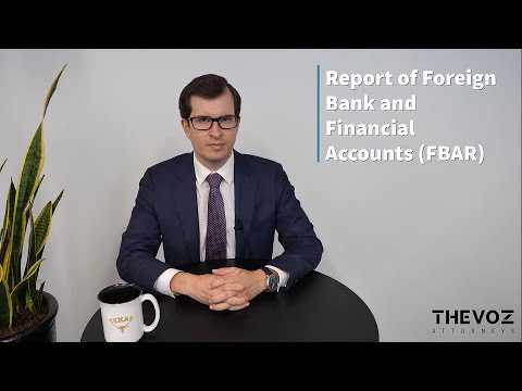 FBAR - Report of Foreign Bank and Financial Account - YouTube