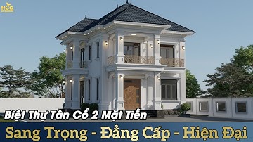 Thiết Kế Biệt Thự Tân Cổ 2 Tầng Sang Trọng – Vẻ Đẹp Không Lỗi Mốt | HCG .1364