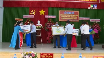 Công bố quyết định xã nông thôn mới nâng cao I LONG AN TV