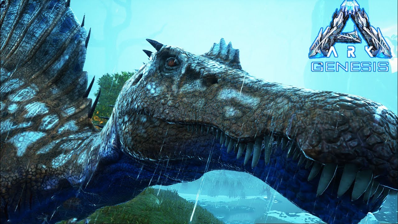 沼の王者 ｘ スピノサウルスを速攻で仲間にする Ark Genesis 実況 2 Youtube
