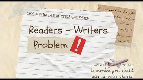 Readers and Writers Problem (CSC520)