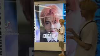 SUPERKIND Taking videos of their Subway Ad in Hongdae. #PlaySUPERKIND #1YearWithSUPERKIND