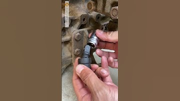 How to remove a bolt with a universal joint