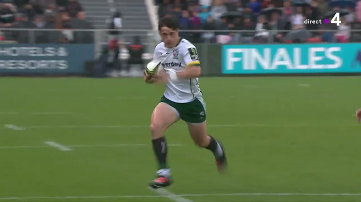 Henry Arundell 100m individual try (Toulon v Londo...