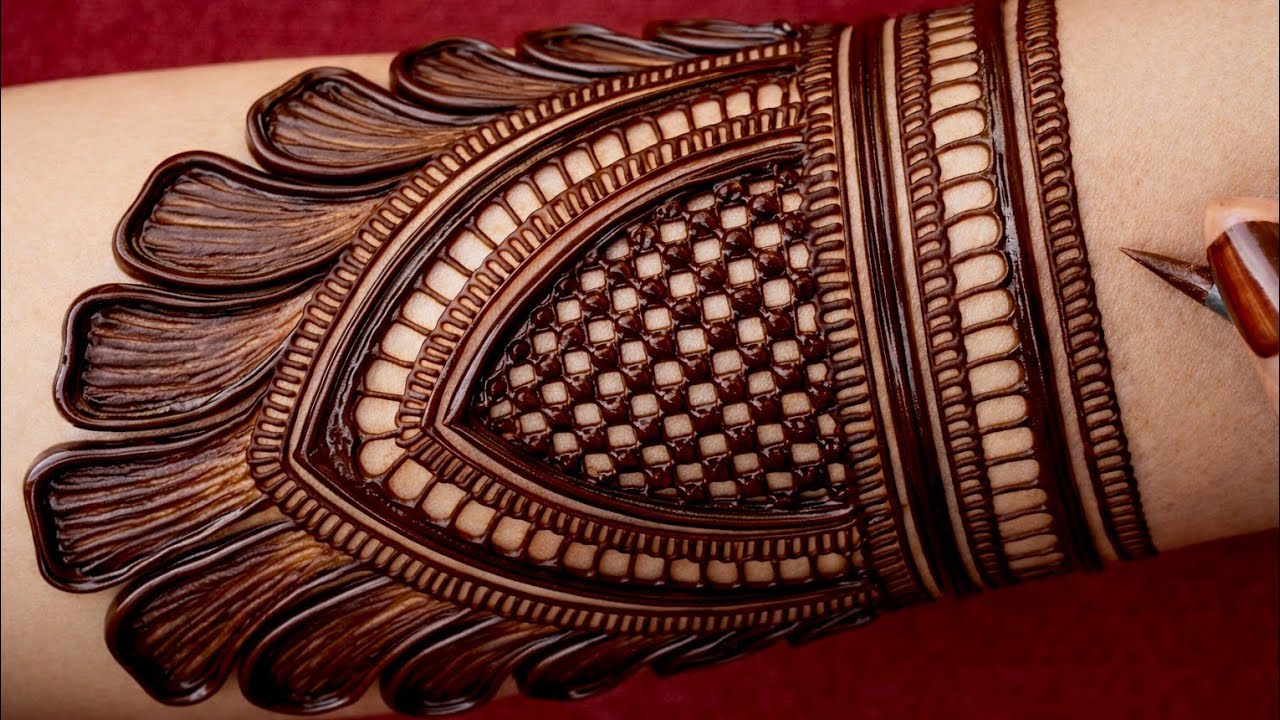 New Easy Arabic Mehndi Design||Very Beautiful Very Easy Mehandi Designs||Mehndi Ka Design||Mehndi 