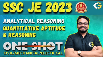 SSC JE 2023 | Analytical Reasoning | Aptitude and Reasoning | Atul Sir | GB Lions