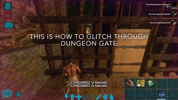 Ark mobile how to wall glitch dungeon gate no key needed