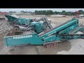 Powerscreen Premiertrak R400, Trakpactor 320, Chieftain 1400, & CT65s recycling concrete