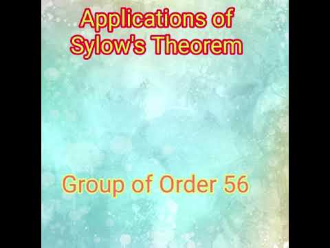 Applications of Sylow’s