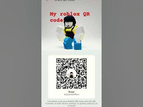 My roblox QR code - YouTube