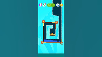 save the fish Level 667 - mobile game/fishdom #shorts