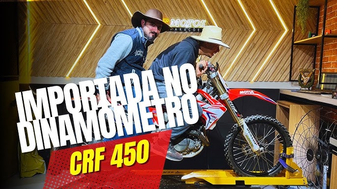 Moto importada na trilha - BICHA BRUTA! (CRF450R INJETADA) 