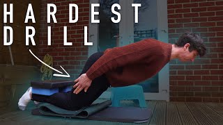 The HARDEST Bodyweight Hamstring Exercise! | Training Vlog