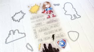 Speed Coloring with Copic Markers | MFT You're Super