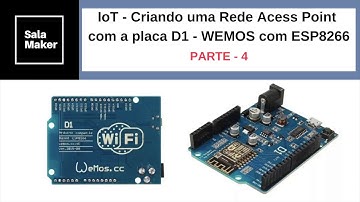 Parte 4 - Acess Point WIFI  com ESP8266 Wemos d1