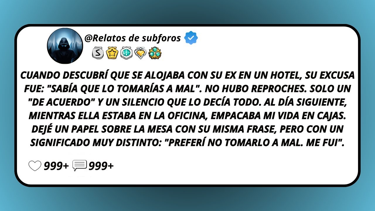 Cuando Descubrí Que Se Alojaba Con Su Ex En Un Hotel, Su Excusa Fue: “Sabía Que Lo Tomarías A...