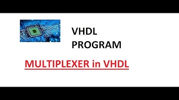 VHDL program : Multiplexer using Behavioural modelling