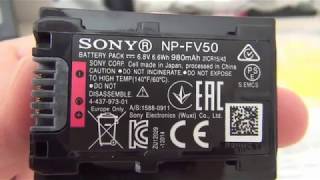 SONY NP-FV50 аккумулятор покупка из Китая