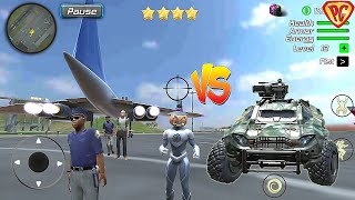 Hurricane Superhero : Wind Tornado Vegas Mafia #26 Airplane Vs Military Car screenshot 5