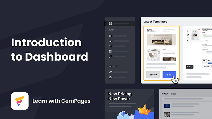 Get the Most out of GemPages Dashboard - A Comprehensive Guide