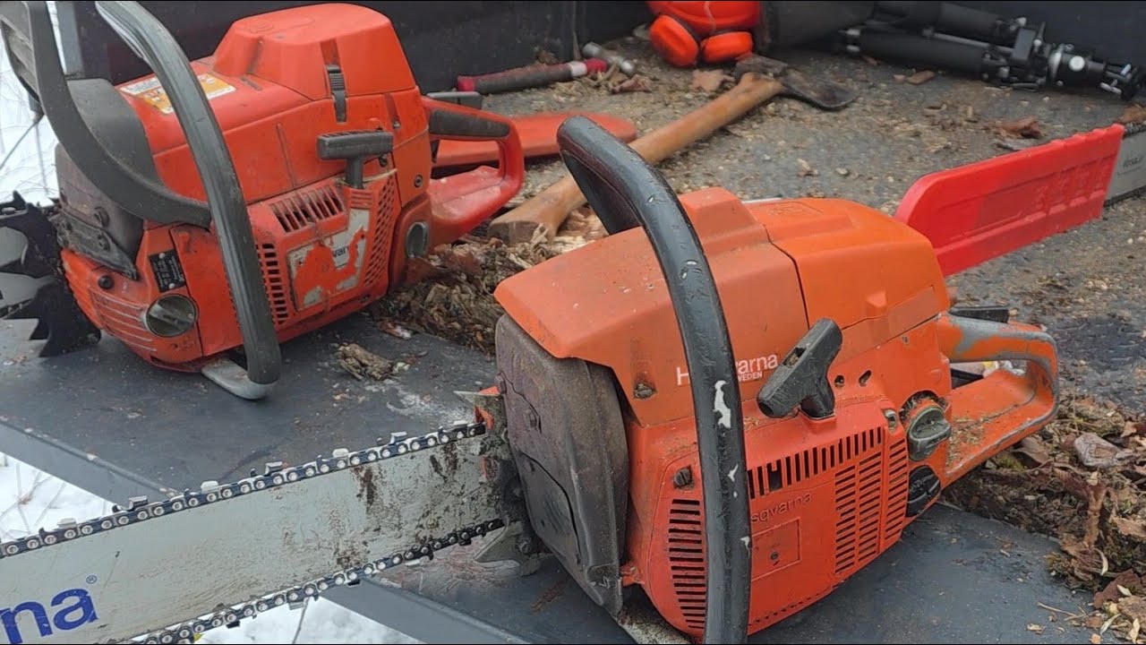 Husqvarna 285cd vs. 385xp, 1970's Vintage All Metal Saws vs. 2000's era or "Modern" saws