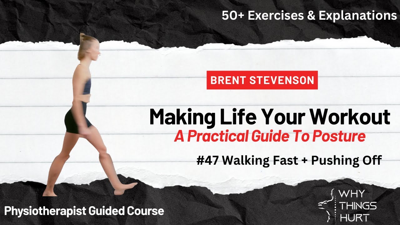 Walking Fast Pushing Off - Physio Exercise