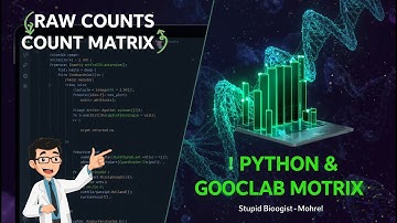 Generate RAW Counts from Count Matrix using Python in Google Colab | RNA-Seq Analysis