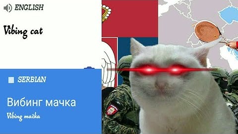 Vibing cat in different languages meme part 2  / Vibing cat funny video