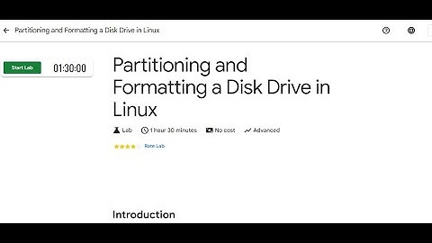 Partitioning and Formatting a Disk Drive in Linux