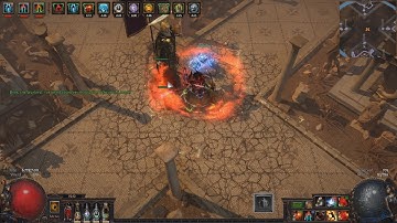 Flicker Strike as a single target skill in Poe Metamorph League