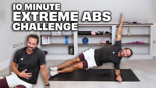 10 Minute EXTREME ABS Workout | The Body Coach TV screenshot 5