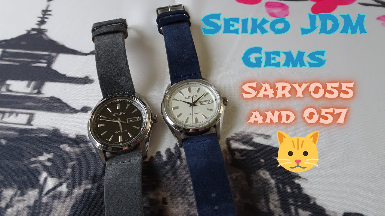 Discontinued Seiko JDMs with Kanji ! SARY055 and 057 - YouTube