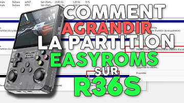 How to enlarge the "Easyroms" partition on R36S
