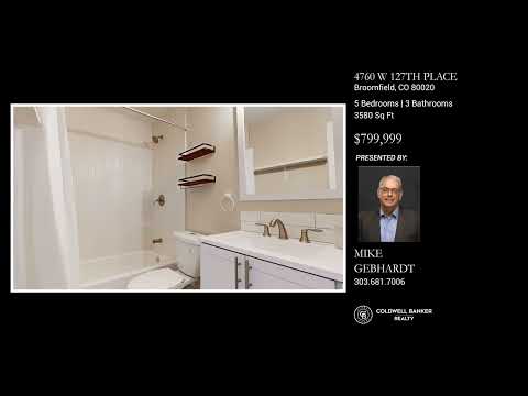 4760 W 127th Place, Broomfield, CO home video tour