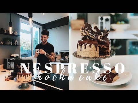 CHOCOLATE MOCHA DRIP CAKE with NESPRESSO