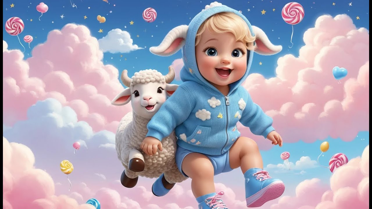 Baa Baa Blacksheep and the Cotton Candy Clouds | Magical Sheep Song for Kids | Sweet Nursery